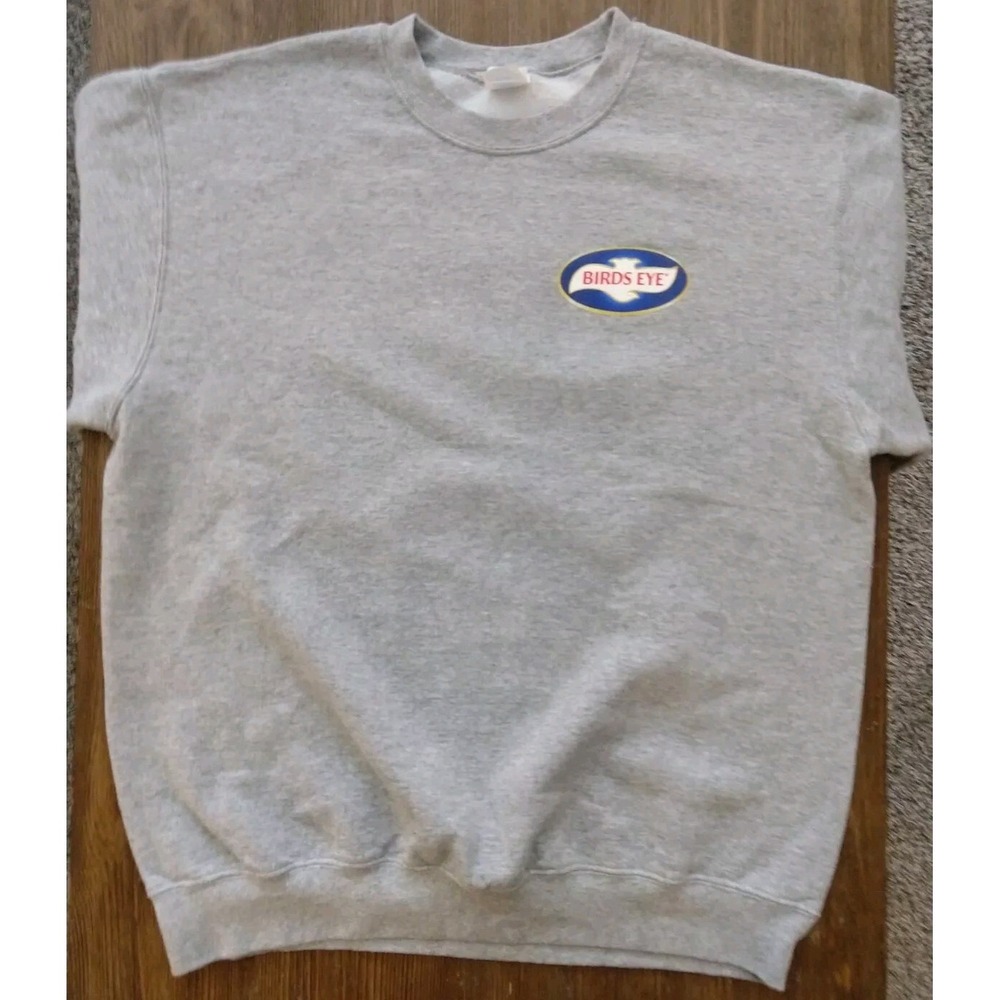 Birds Eye‎ Employee Pullover Fleece Sweatshirt Men's Size Large